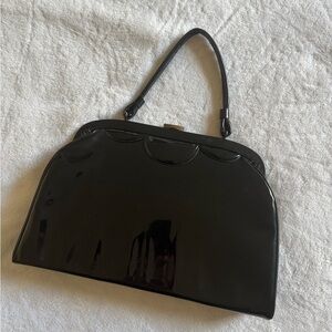 Vintage 1960s Patent Leather Handbag